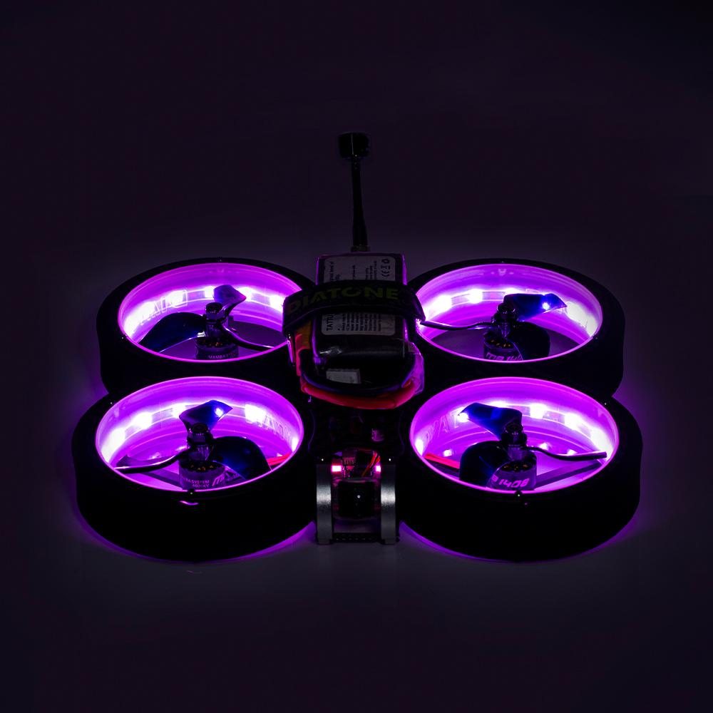 DIATONE MXC TAYCAN SW2812 LED DUCT 3 INCH CINEWHOOP FREESTYLE FPV DRONE