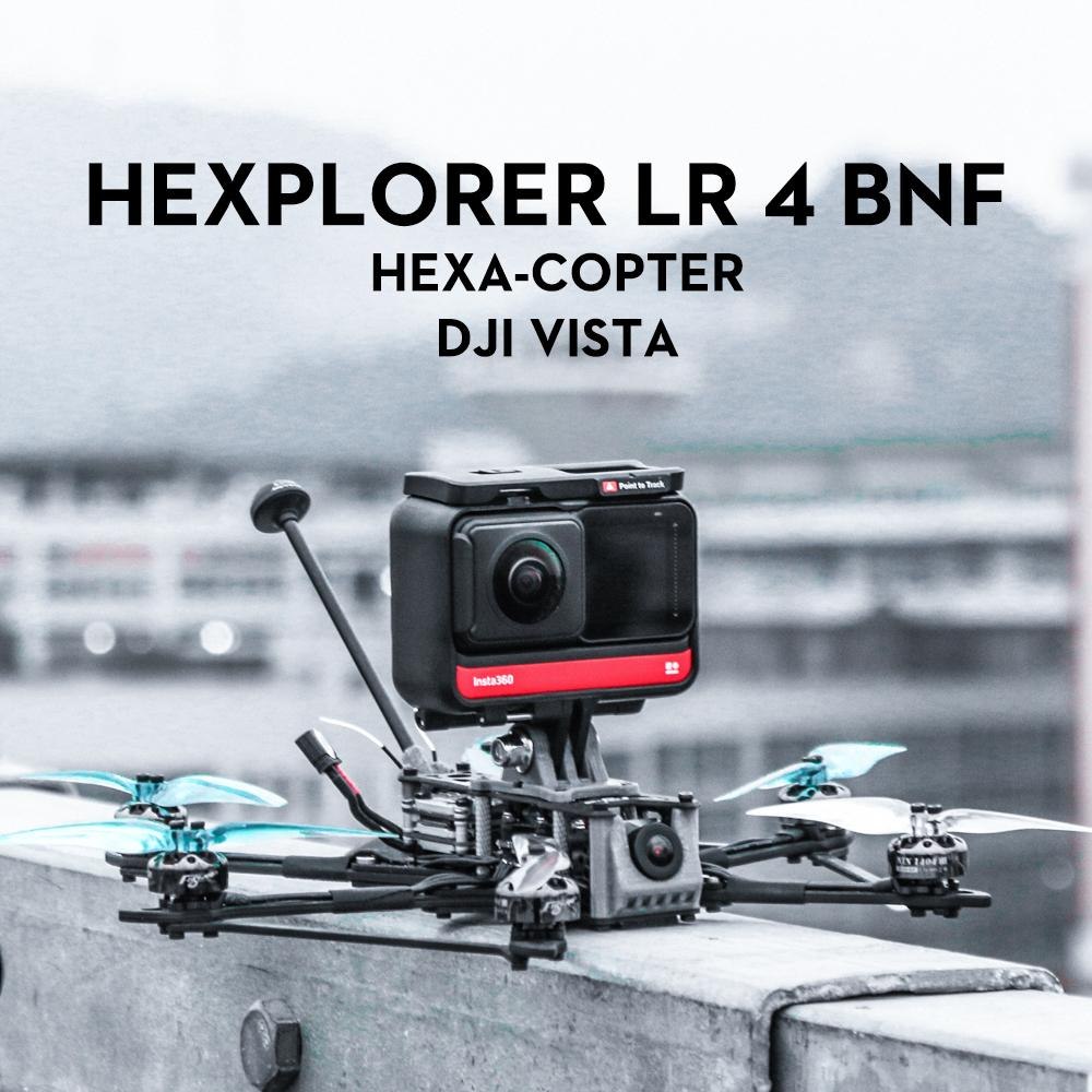 HEXplorer LR 4 4S Hexa-copter BNF with Caddx Vista / Nebula Pro Digital HD System F745HEX BGA BS13A 6IN1