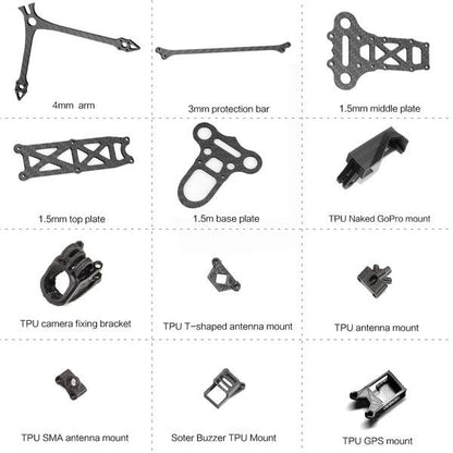 Rekon6 6 inch Mini Long Range Frame Kit