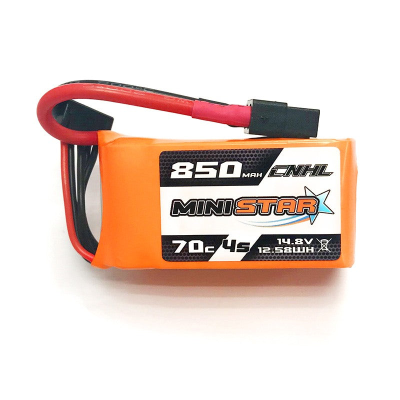 CNHL MiniStar 850mAh 14.8V 4S 70C Lipo Battery with XT60