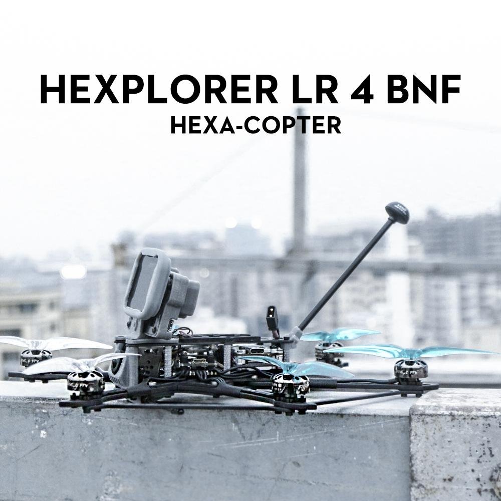 HEXplorer LR 4 4S Hexa-copter BNF with Caddx Vista / Nebula Pro Digital HD System F745HEX BGA BS13A 6IN1