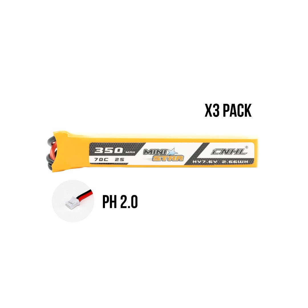 Chinahobbyline CNHL Ministar 350MAH 7.6V 2S 70C HV