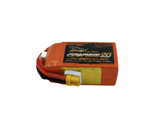 DINOGY GRAPHENE 2.0 850MAH 3S 80C LIPO BATTERY
