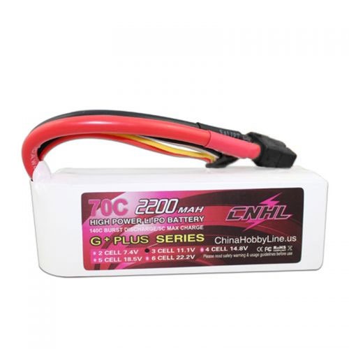 CNHL G+PLUS 2200mAh 11.1V 3S 70C Lipo Battery for Airplane Helicopter Jet Edf With XT60 Plug