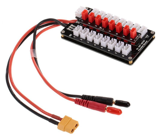  8 x JST/2S/3S LiPoly Battery Parallel Charging Board