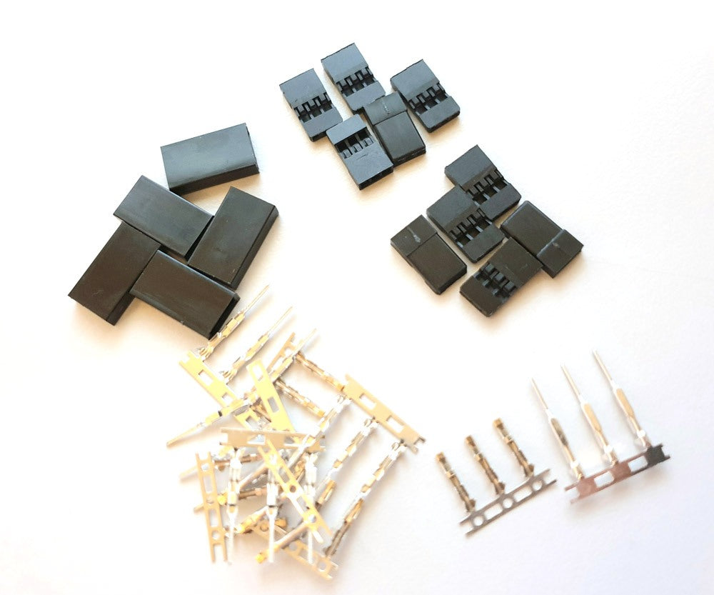 5 pair Servo connectors - Crimp your own connectors
