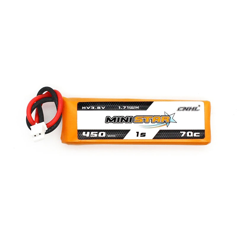 CNHL ministar hv 450mah 3.8v 1s 70c lipo battery PH 2.0