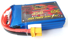 DINOGY 3S 11.1V 450MAH 65C LIPO XT30