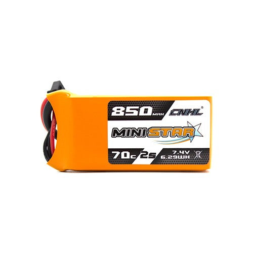CNHL ministar 850mah 7.4v 2s 70c lipo battery with xt30 plug