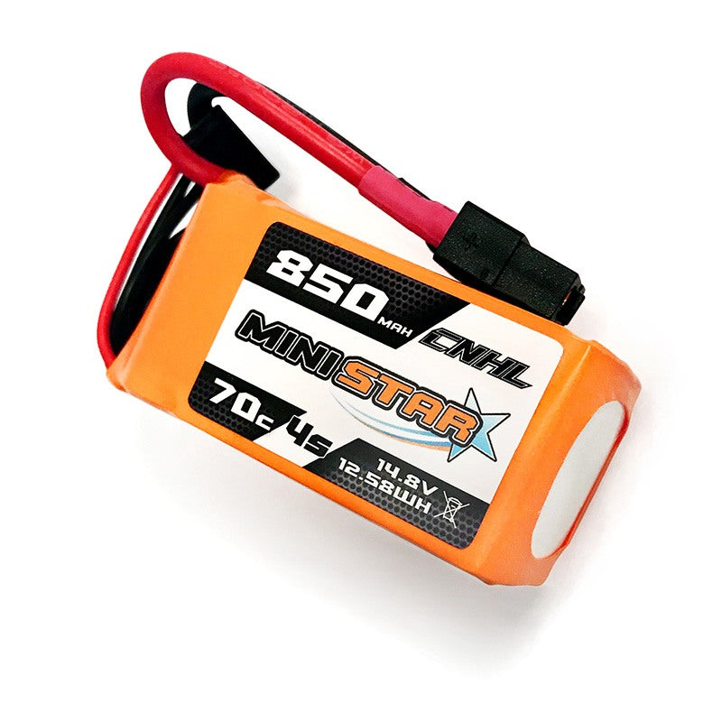CNHL MiniStar 850mAh 14.8V 4S 70C Lipo Battery with XT60
