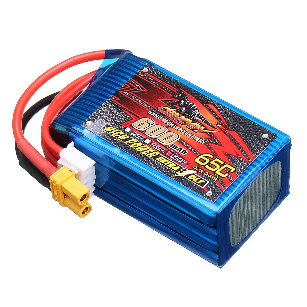 DINOGY 14.8V 600mAh 65C 4S Lipo Battery XT30 Plug