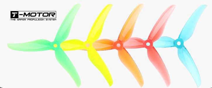 T-MOTOR T5146 TRI BLADE PROPELLERS CW/CCW (4 pack)
