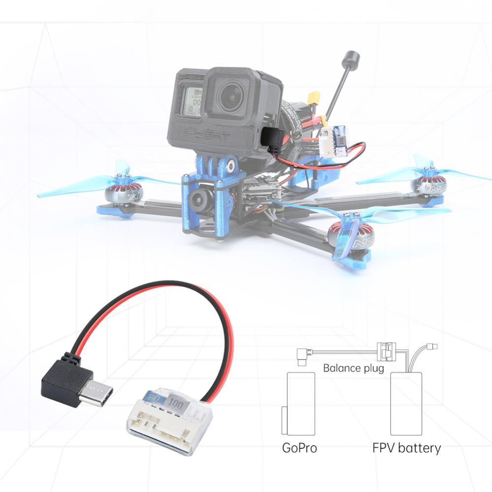 Chimera5 DC LR 4S HD with Caddx Polar Vista Digital HD System