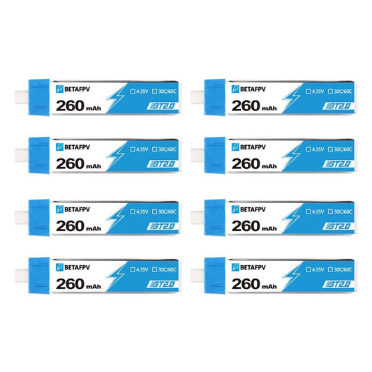 BT2.0 260mAh 1S 30C Battery (8PCS)