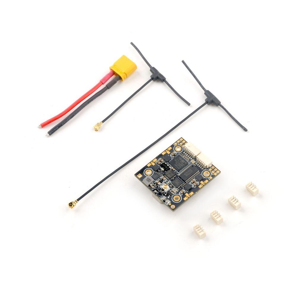 Happymodel ELRS X1 AIO 2-4S F4 Flight Controller Built-in 12A 4in1 ESC SPI ExpressLRS 2.4GHz Receiver for Toothpick RC Drone FPV Racing