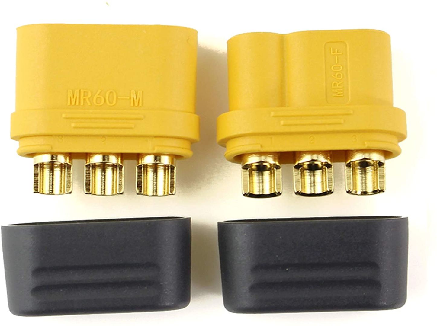 Amass MR60 connector plug female and male connector 3.5 bullet connector for motor ESC connection
