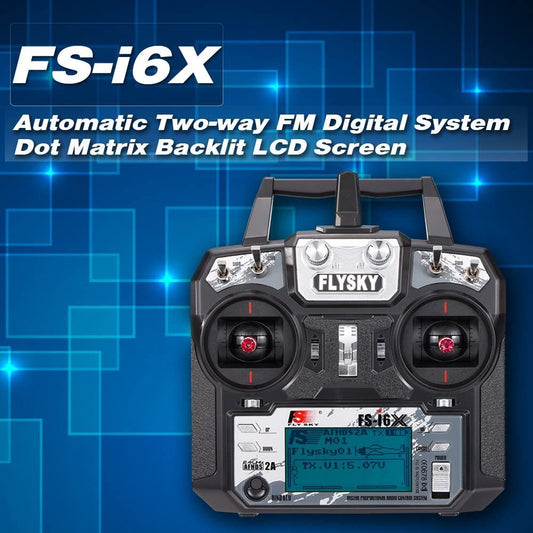 Flysky FS-i6X 10CH 2.4GHz AFHDS RC Transmitter w/ X6B Receiver