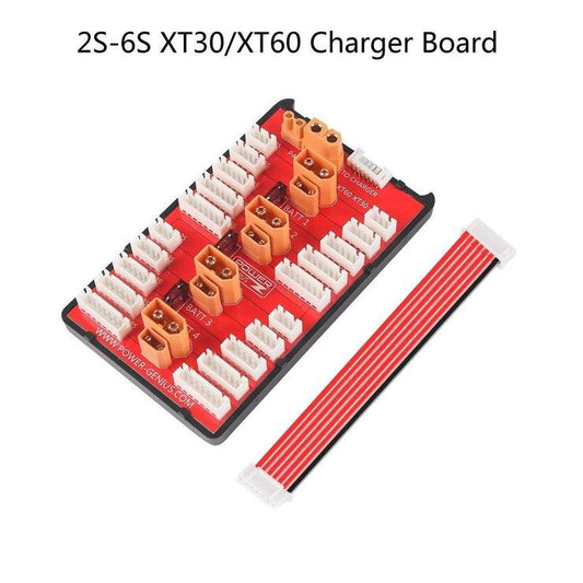 POWER GENIUS SAFE PARALLEL BOARD XT30 AND XT60 2S TO 6S WITH FUSE PROTECTION