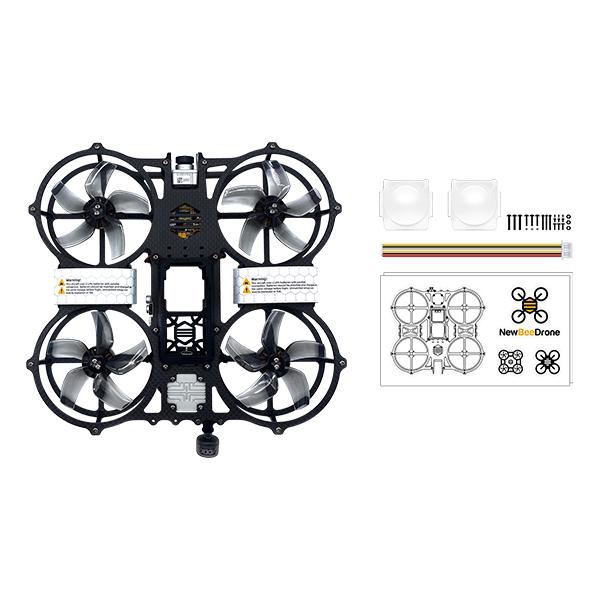 NewBeeDrone Invisi360 Drone BNF - Caddx Vista PNP