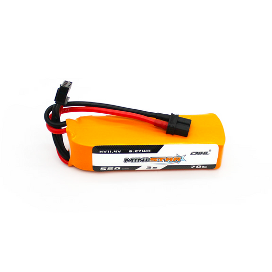 CNHL ministar hv 550mah 11.4v 3s 70c lipo battery with xt30 plug