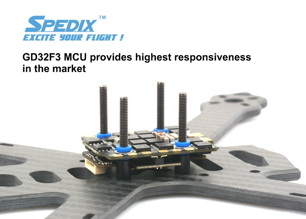 Spedix GS40F 4in1 mini esc 20x20 6S F3