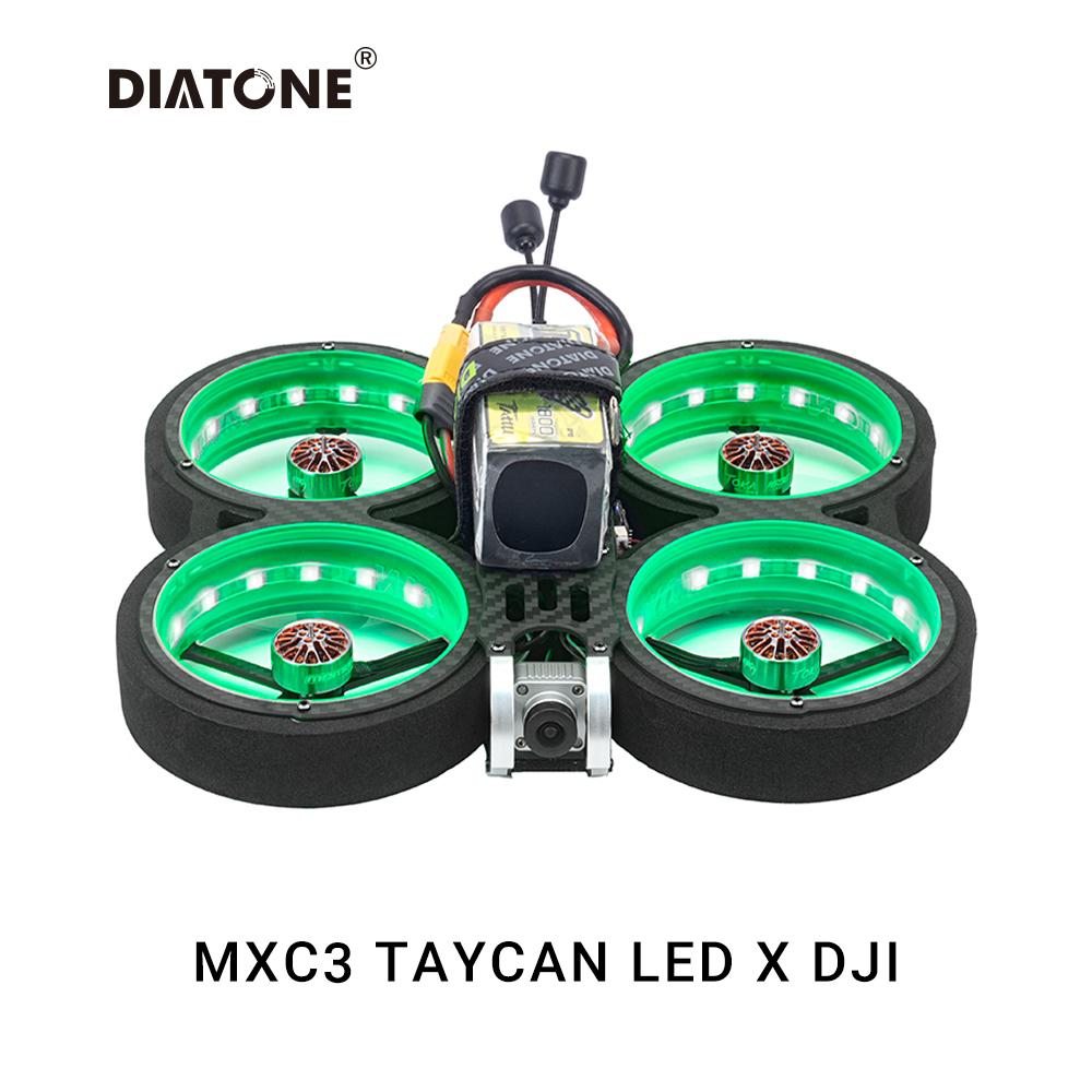 DIATONE MXC TAYCAN SW2812 LED-DUCT 3INCH FREESTYLE FPV DRONE DJI AIR UNIT