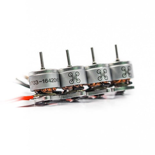 NewBeeDrone 0703 16420kv Brushless Motors - Silver Edition (Set of 4)