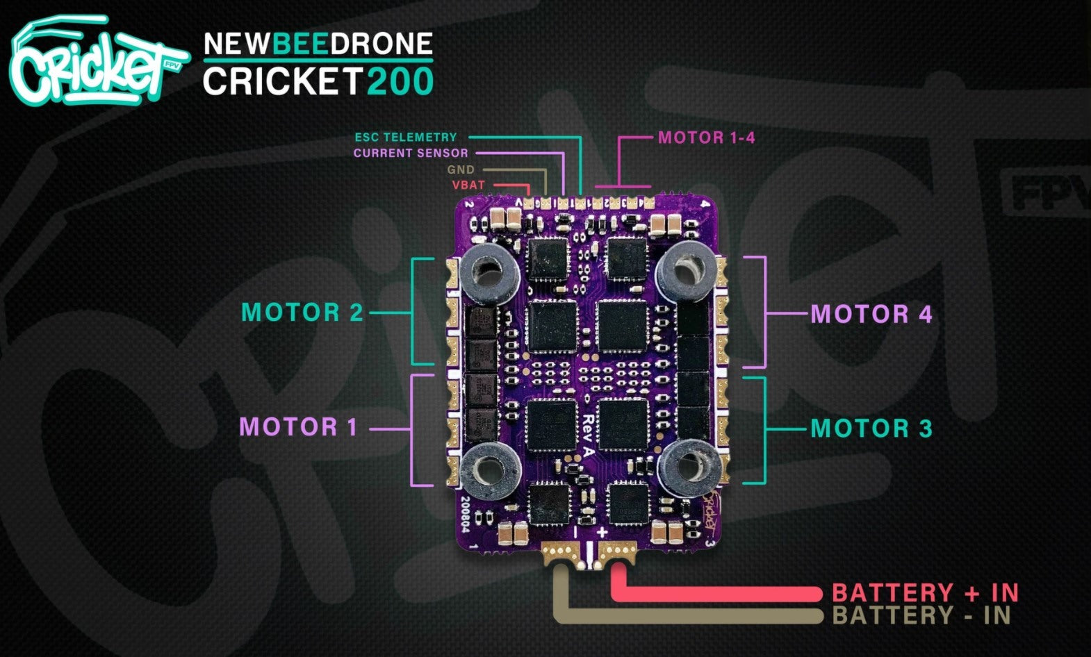 NewBeeDrone Cricket200 FC F7