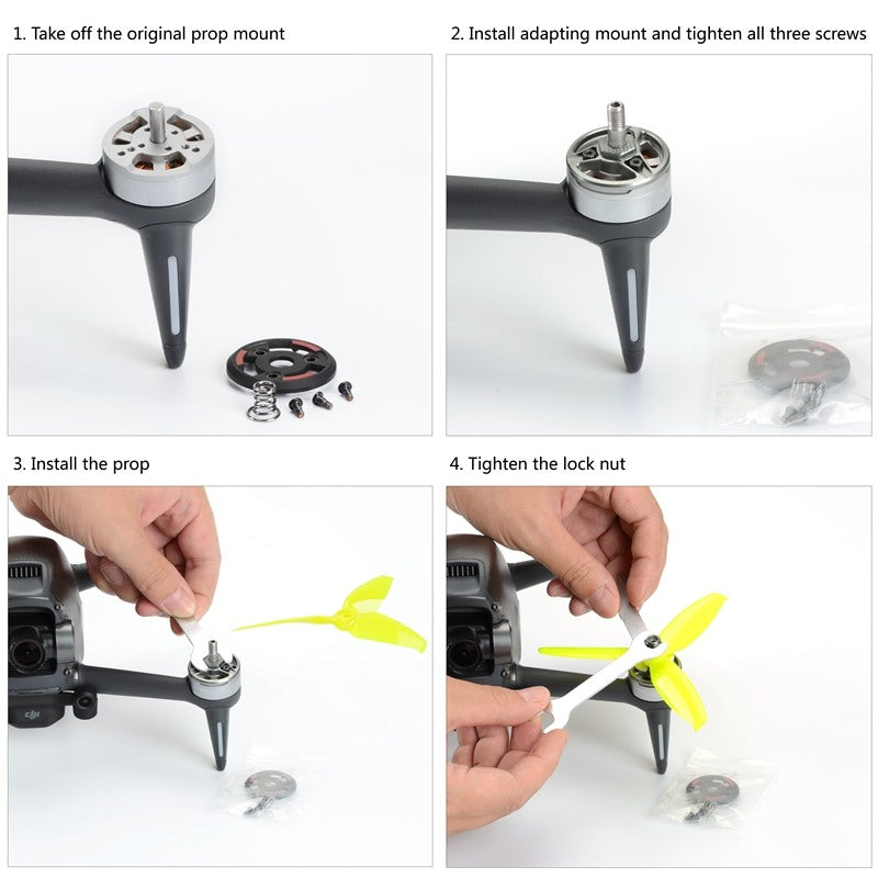 FPV Prop adapting mount- for DJI FPV