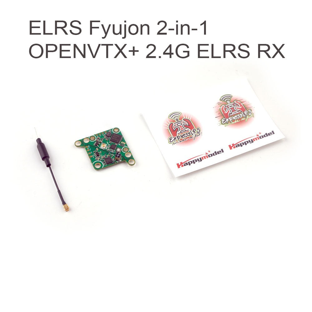 ELRS Fyujon 2IN1 AIO module built in ELRS 2.4GHz EP receiver and OpenVTX