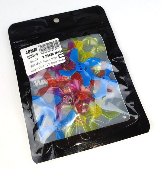 Betafpv X Gemfan 40mm 4-Blade Propellers (1.5mm Shaft)