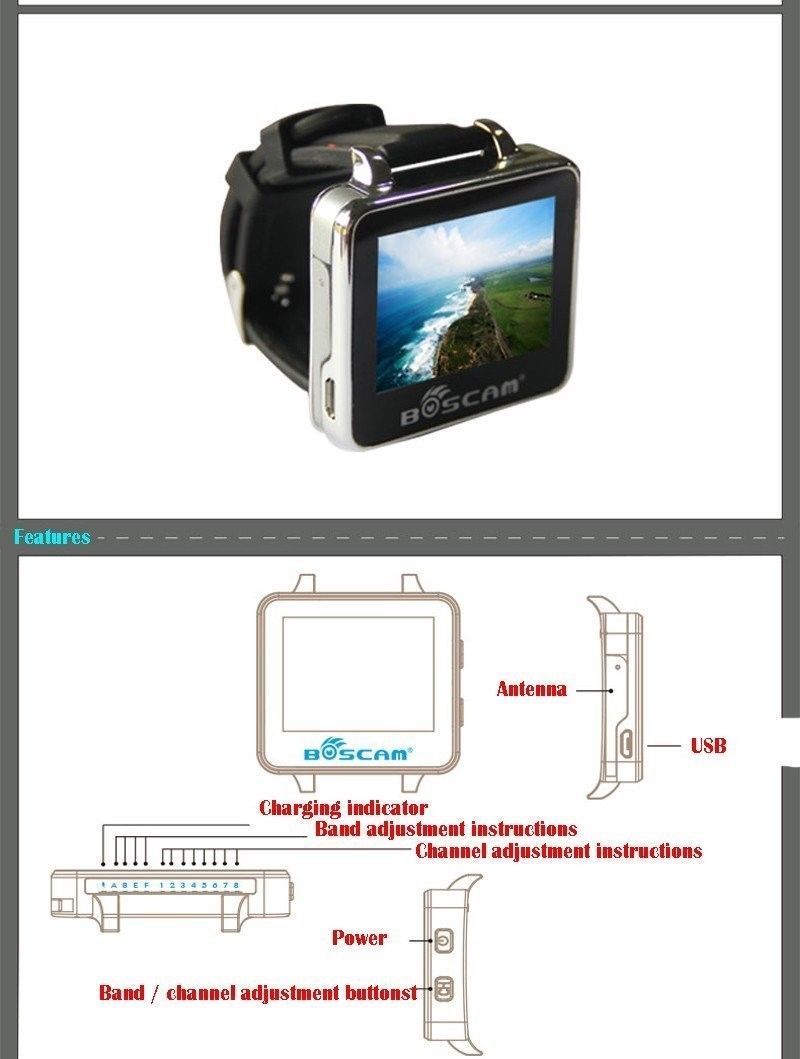 Boscam FPV Watch 2"