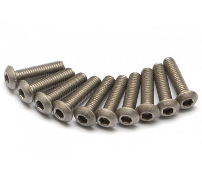 M3 - Button - Titanium - Hex Screws