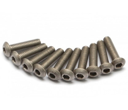 M3 - Button - Titanium - Hex Screws