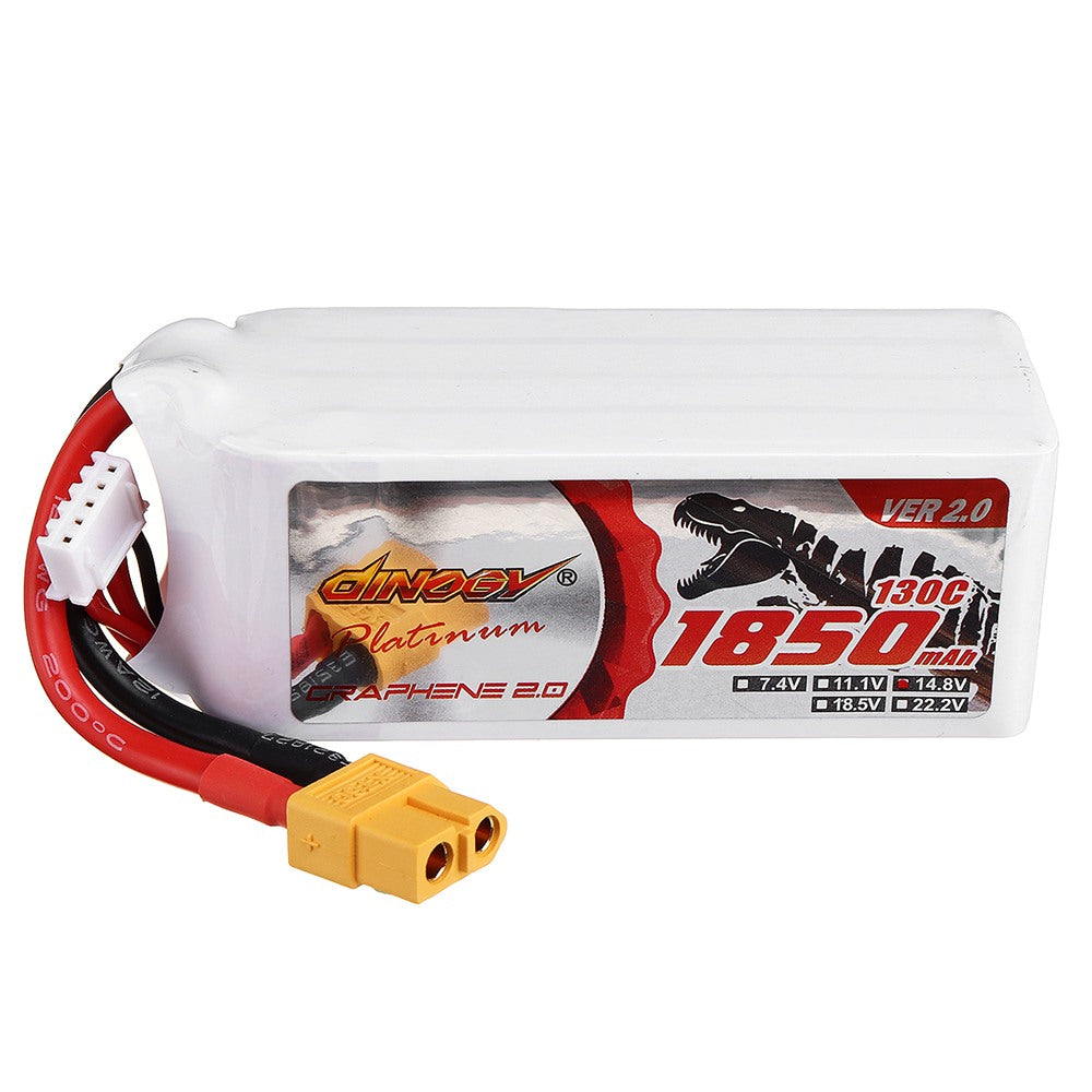 DINOGY PLATINUM GRAPHENE 2.0 4S 1850MAH 130C LIPO