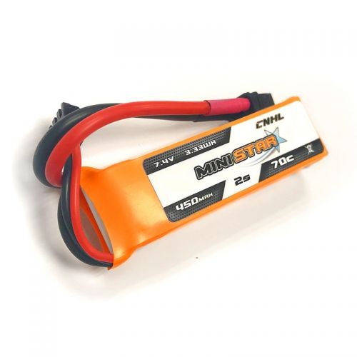 CNHL MINISTAR 450MAH 7.4V 2S 70C LIPO BATTERY