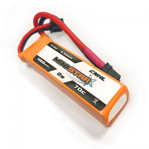 CNHL MINISTAR 450MAH 7.4V 2S 70C LIPO BATTERY