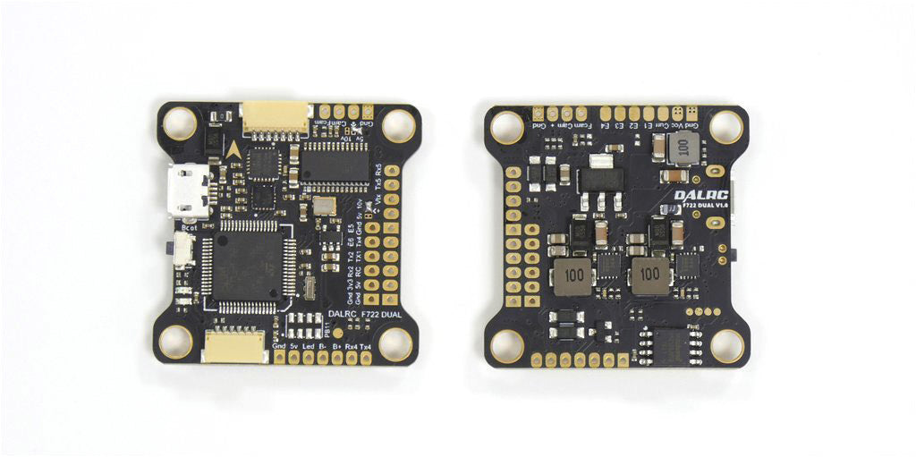 DALRC F722 DUAL F7 FLIGHT CONTROLLER MPU6000 AND ICM20602 BUILT-IN OSD
