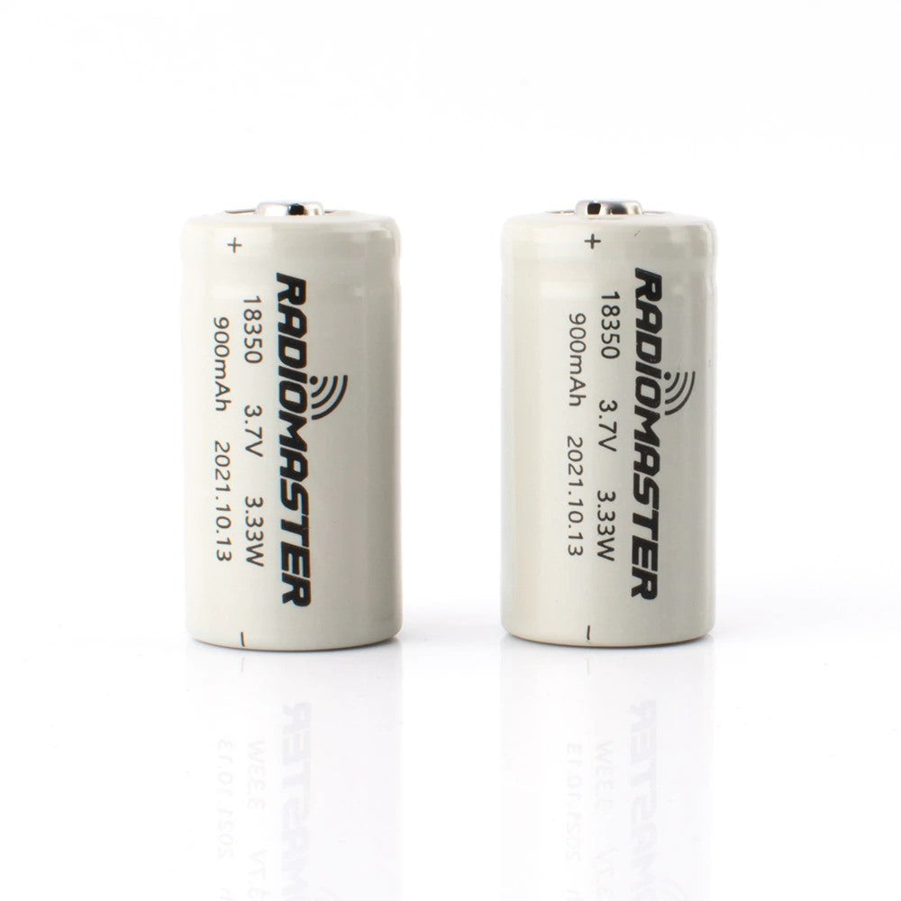 900mah 3.7v Li-ion 18350 Cells for Zorro Radio Controller (2pcs)