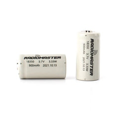 900mah 3.7v Li-ion 18350 Cells for Zorro Radio Controller (2pcs)