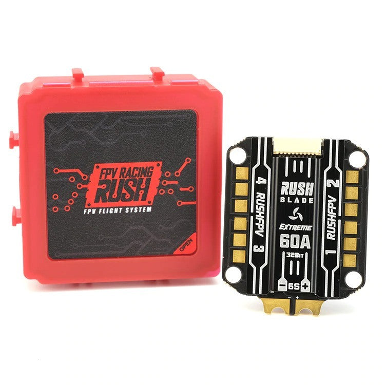 RushFPV Rush Blade 60A Extreme Edition 128khz 3-6S BLHeli_32 4-in-1 ESC