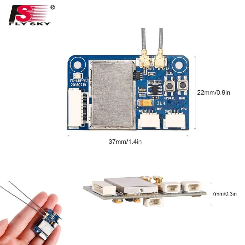 Flysky FS-i6X 10CH 2.4GHz AFHDS RC Transmitter w/ X6B Receiver