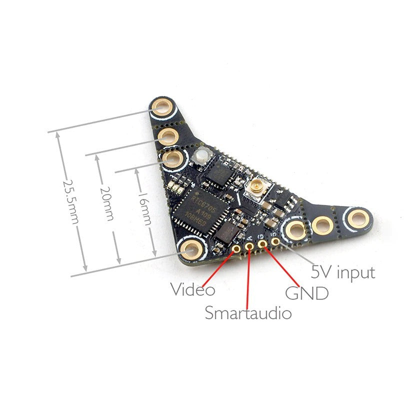 Happymodel OpenVTX OVX303 5.8G Nano Size VTX