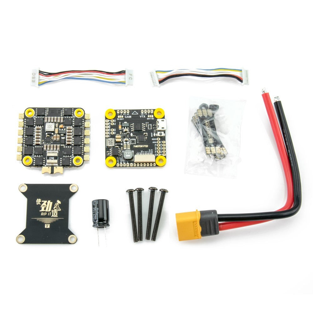 T-Motor F7 Stack - F7 FC, F55A PRO II 3-6S 4-in-1 ESC Combo