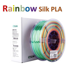 eSun Rainbow Silk PLA 3D Print Filament 1.75mm 1kg