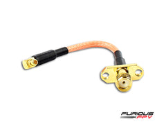 FuriousFPV 72mm Pigtail MMCX 90 Degree to SMA cable