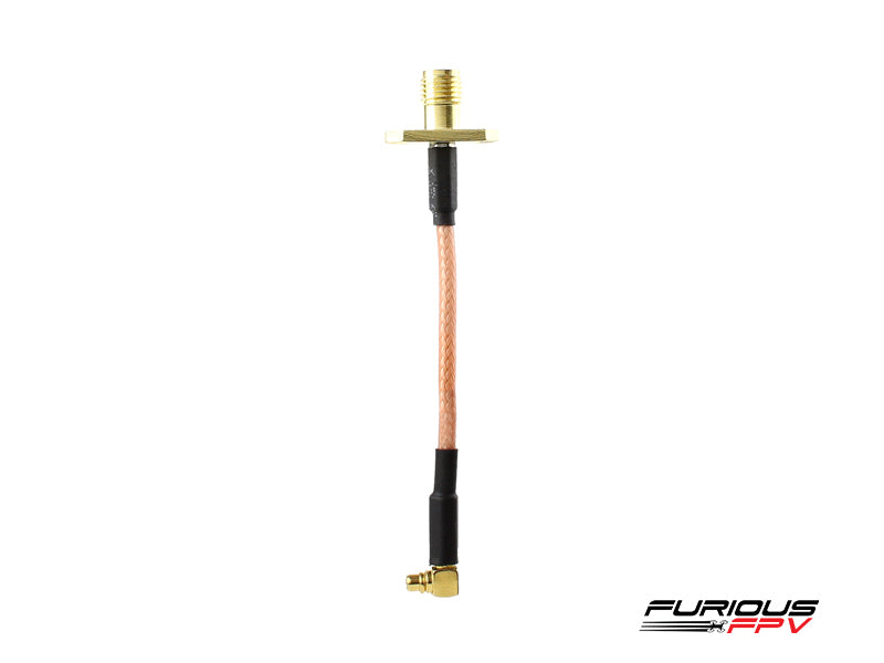 FuriousFPV 72mm Pigtail MMCX 90 Degree to SMA cable