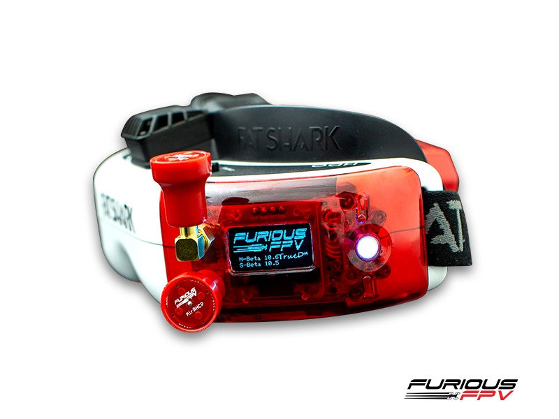 FuriousFPV True-D X (for Fatshark Dominators) - Red
