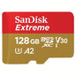 SanDisk Extreme 128GB U3 UHS-I Class 10 microSDXC Card w/SD Adaptor