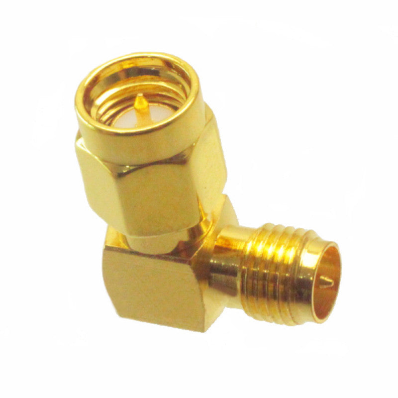 SMA Male to RP-SMA Female Right Angle RF Adapter Connector - Buzz ...